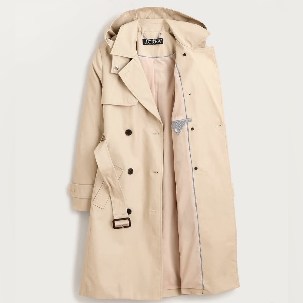 NWT J. Crew New Icon Trench Coat